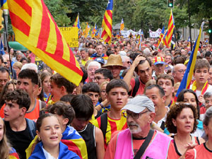 Diada Nacional 2025. Manifestaci&oacute; unit&agrave;ria per la Independ&egrave;ncia