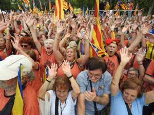 Diada Nacional 2025. Manifestaci&oacute; unit&agrave;ria per la Independ&egrave;ncia