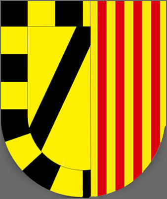 Escut de la fam&iacute;lia Bret segons la descripci&oacute; de J. Marqu&egrave;s