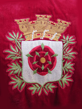 Escut al cobertor de la Mulassa de Reus