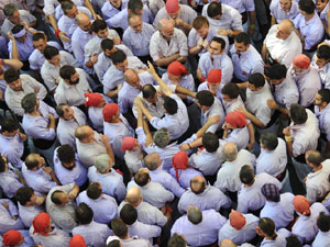 Fires de Sant Narc&iacute;s 2024. Diada castellera amb Marrecs de salt, Minyons de Terrassa i Capgrossos de Matar&oacute;