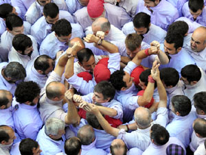Fires de Sant Narc&iacute;s 2024. Diada castellera amb Marrecs de salt, Minyons de Terrassa i Capgrossos de Matar&oacute;