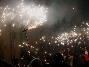 Fires de Sant Narc&iacute;s 2024. Correfoc amb els Trons de l'Onyar