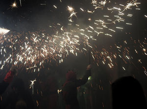 Fires de Sant Narc&iacute;s 2024. Correfoc amb els Trons de l'Onyar