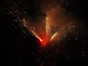 Fires de Sant Narc&iacute;s 2024. Correfoc amb els Trons de l'Onyar