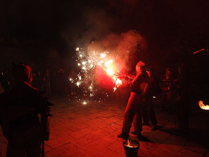 Fires de Sant Narc&iacute;s 2024. Correfoc amb els Trons de l'Onyar