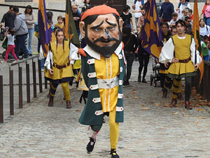 Toc de Rams. Cerim&ograve;nia del canvi de rams de les gegantes