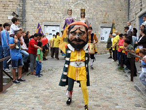 Toc de Rams. Cerim&ograve;nia del canvi de rams de les gegantes
