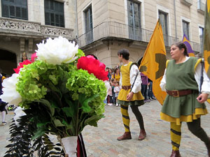 Toc de Rams. Cerim&ograve;nia del canvi de rams de les gegantes