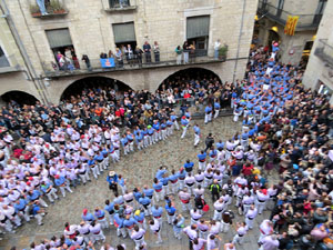 Fires de Sant Narcís 2025. Diada castellera amb Marrecs de salt, Minyons de Terrassa i Capgrossos de Mataró