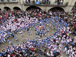 Fires de Sant Narcís 2025. Diada castellera amb Marrecs de salt, Minyons de Terrassa i Capgrossos de Mataró