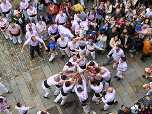 Fires de Sant Narcís 2025. Diada castellera amb Marrecs de salt, Minyons de Terrassa i Capgrossos de Mataró