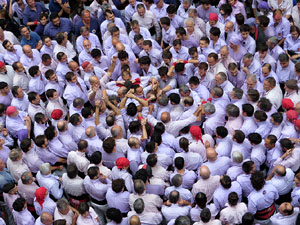 Fires de Sant Narcís 2025. Diada castellera amb Marrecs de salt, Minyons de Terrassa i Capgrossos de Mataró