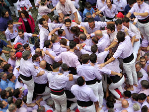 Fires de Sant Narcís 2025. Diada castellera amb Marrecs de salt, Minyons de Terrassa i Capgrossos de Mataró