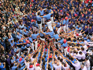 Fires de Sant Narcís 2025. Diada castellera amb Marrecs de salt, Minyons de Terrassa i Capgrossos de Mataró