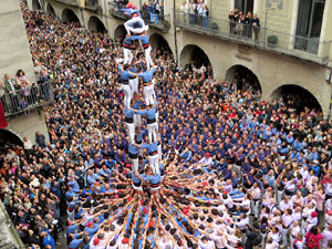 Fires de Sant Narcís 2025. Diada castellera amb Marrecs de salt, Minyons de Terrassa i Capgrossos de Mataró