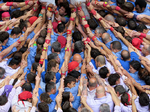 Fires de Sant Narcís 2025. Diada castellera amb Marrecs de salt, Minyons de Terrassa i Capgrossos de Mataró