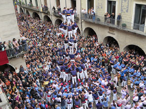 Fires de Sant Narcís 2025. Diada castellera amb Marrecs de salt, Minyons de Terrassa i Capgrossos de Mataró