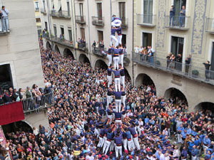 Fires de Sant Narcís 2025. Diada castellera amb Marrecs de salt, Minyons de Terrassa i Capgrossos de Mataró