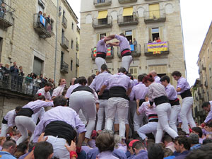 Fires de Sant Narcís 2025. Diada castellera amb Marrecs de salt, Minyons de Terrassa i Capgrossos de Mataró
