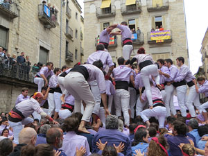 Fires de Sant Narcís 2025. Diada castellera amb Marrecs de salt, Minyons de Terrassa i Capgrossos de Mataró