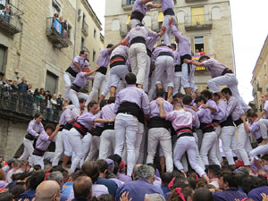 Fires de Sant Narcís 2025. Diada castellera amb Marrecs de salt, Minyons de Terrassa i Capgrossos de Mataró