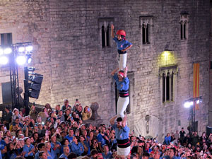 Fires de Sant Narcís 2025. Pilar a les escales de la Catedral