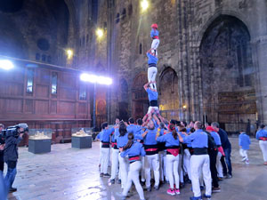Fires de Sant Narcís 2025. Pilar a les escales de la Catedral