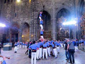Fires de Sant Narcís 2025. Pilar a les escales de la Catedral