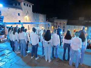Fires de Sant Narcís 2025. Pilar a les escales de la Catedral