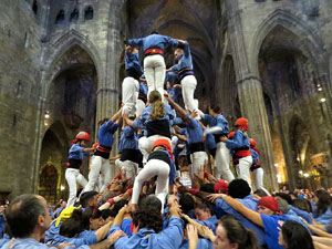Fires de Sant Narcís 2025. Pilar a les escales de la Catedral