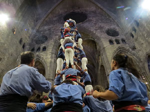 Fires de Sant Narcís 2025. Pilar a les escales de la Catedral