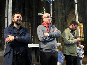 Fires de Sant Narcís 2025. Pilar a les escales de la Catedral