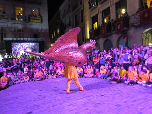 Ball de l'àliga, capgrossos i gegants