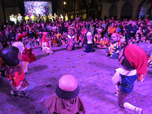 Ball de l'àliga, capgrossos i gegants