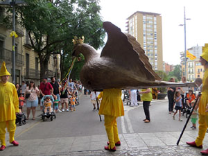 Cercavila de la Flama del Canigó 2025 fins la plaça del Vi