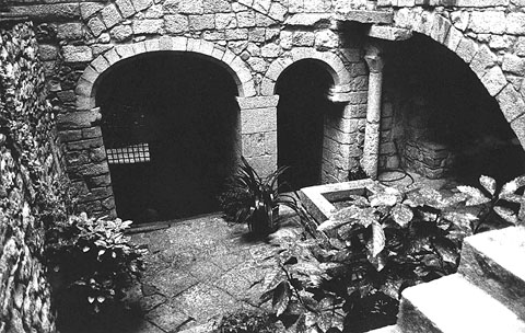 Pati de la casa Colls-Labayen (Casa d'Avinay). 1984