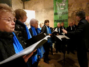 Nadal 2024. Inauguració exposició de pessebres a la Carbonera, organitzada per l'Associació de Pessebristes de Girona