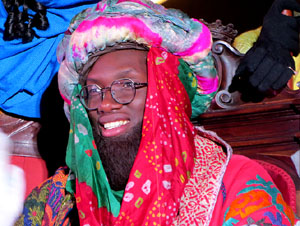 Reis 2025. Arribada dels Reis a la pla&ccedil;a de l'U d'octubre de 2017