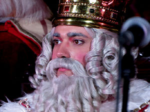 Reis 2025. Arribada dels Reis a la pla&ccedil;a de l'U d'octubre de 2017