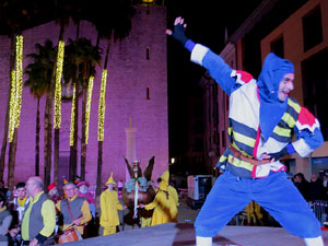 Reis 2025. Arribada dels Reis a la pla&ccedil;a de l'U d'octubre de 2017