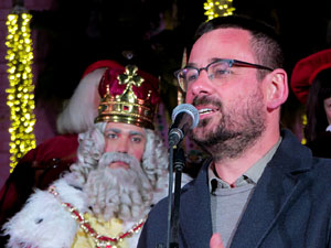 Reis 2025. Arribada dels Reis a la pla&ccedil;a de l'U d'octubre de 2017