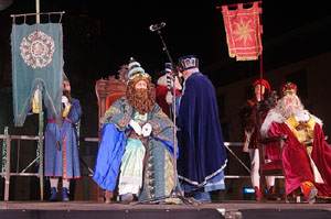 Reis 2026. Arribada dels Reis a la pla&ccedil;a de l'U d'octubre de 2017