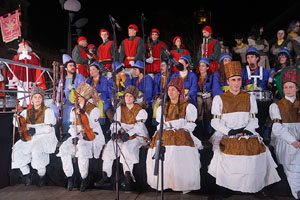 Reis 2026. Arribada dels Reis a la pla&ccedil;a de l'U d'octubre de 2017