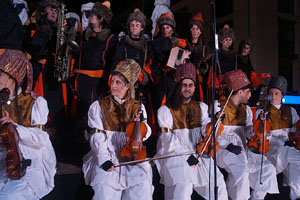 Reis 2026. Arribada dels Reis a la pla&ccedil;a de l'U d'octubre de 2017