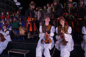 Reis 2026. Arribada dels Reis a la pla&ccedil;a de l'U d'octubre de 2017