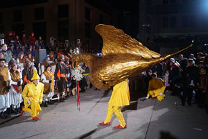 Reis 2026. Arribada dels Reis a la pla&ccedil;a de l'U d'octubre de 2017