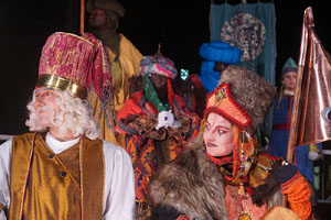 Reis 2026. Arribada dels Reis a la pla&ccedil;a de l'U d'octubre de 2017