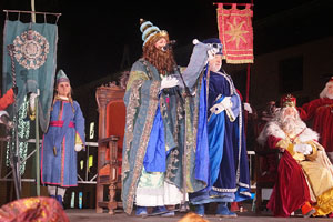 Reis 2026. Arribada dels Reis a la pla&ccedil;a de l'U d'octubre de 2017