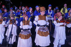 Reis 2026. Arribada dels Reis a la pla&ccedil;a de l'U d'octubre de 2017